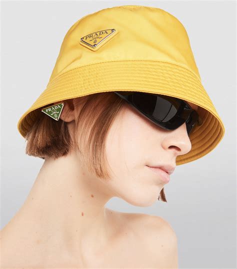 prada bucket hat fluffy|prada re nylon bucket hat.